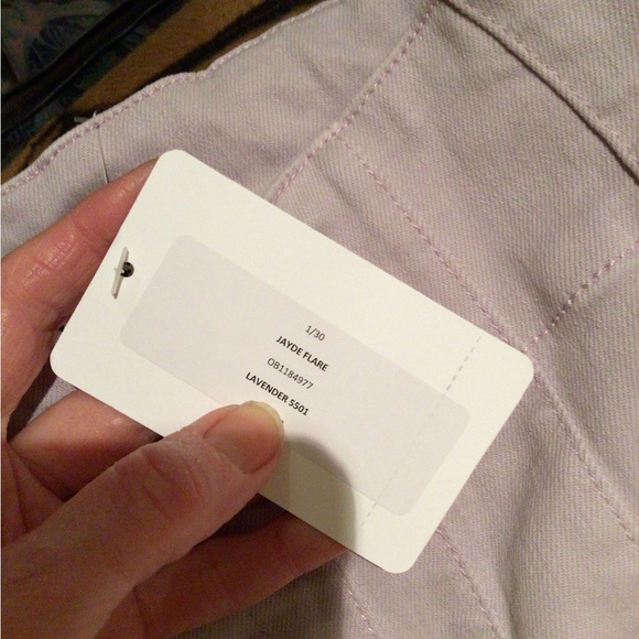 NEW! Free People Jayde flare jean in lavender - Picture 2 of 7